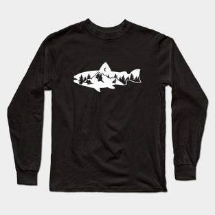 fish and trees Long Sleeve T-Shirt